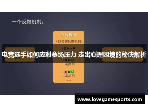 电竞选手如何应对赛场压力 走出心理困境的秘诀解析